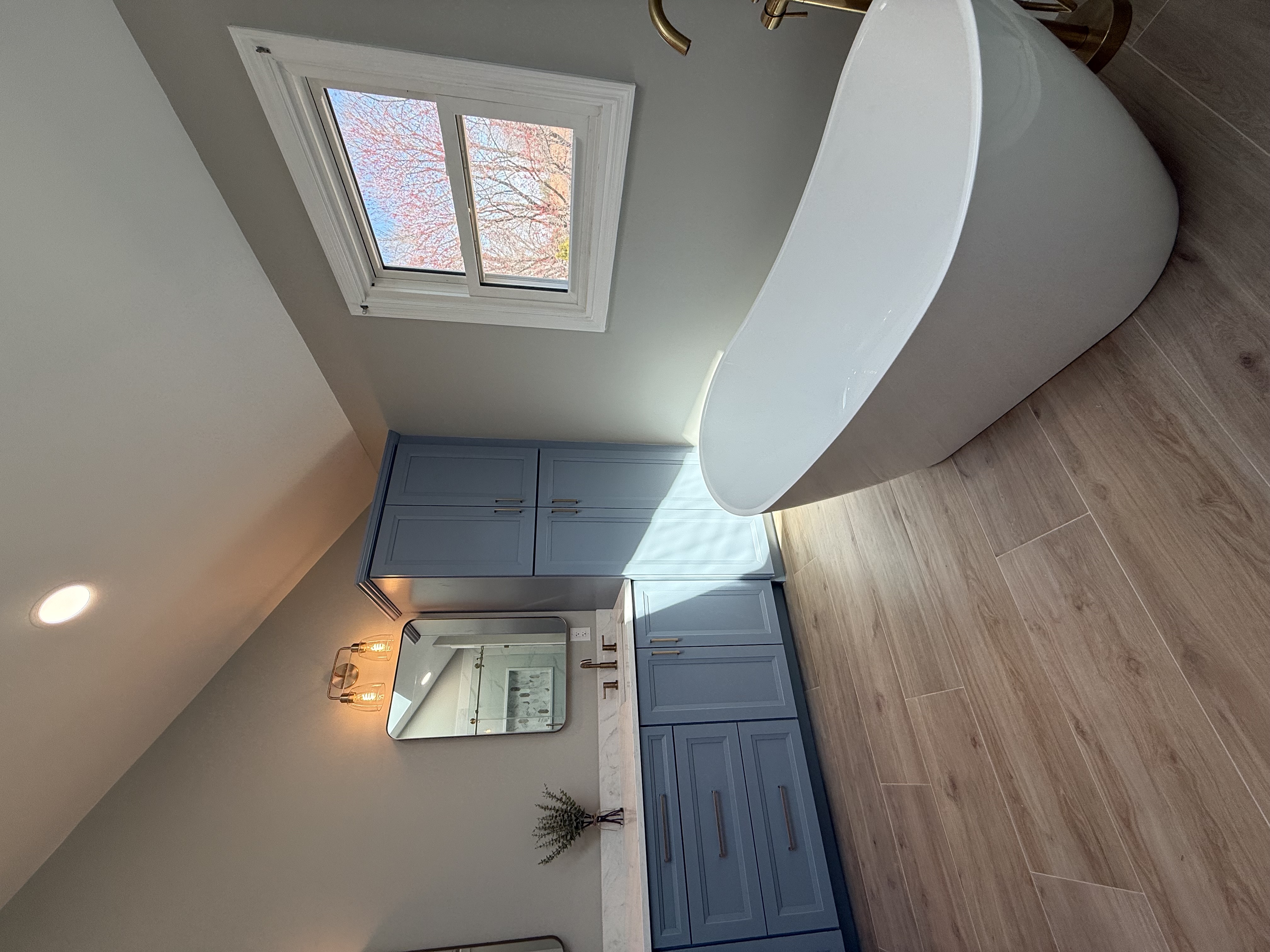 Transitional bathroom remodel in Newtown by B&B Associates Creations — photo 4
